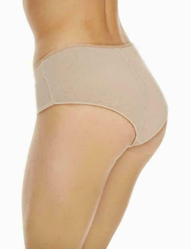 Freya Sassy Short Brief Size XS 8 10 Knickers Sand Nude Beige Skin White 4466