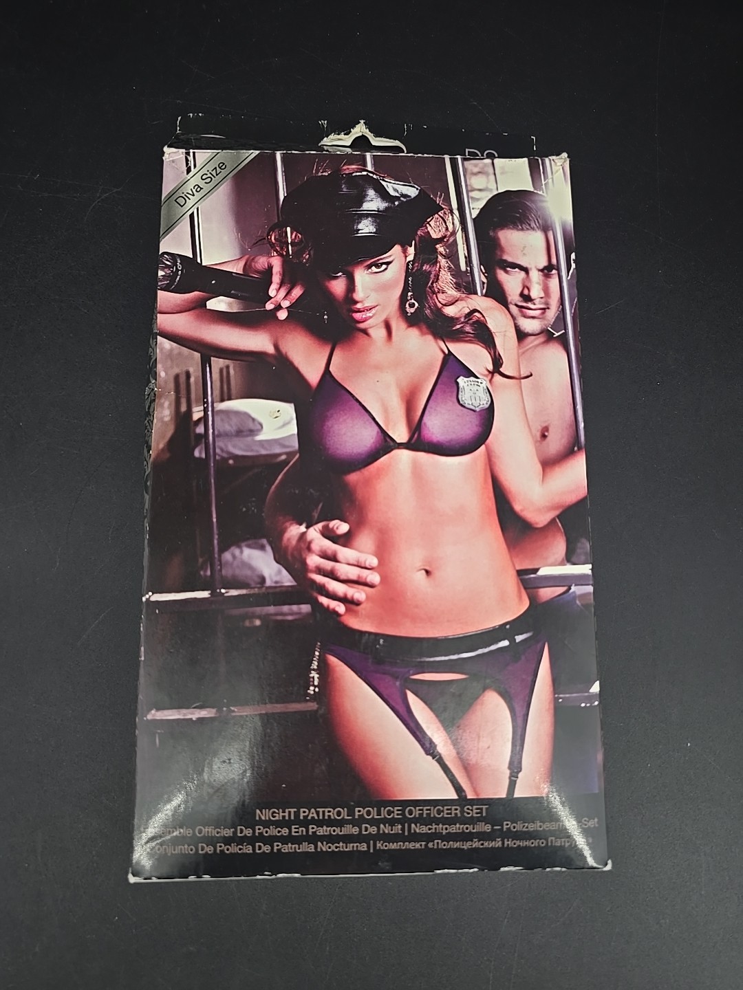 Lingerie Night Patrol Police Officer Set Baci Diva Size