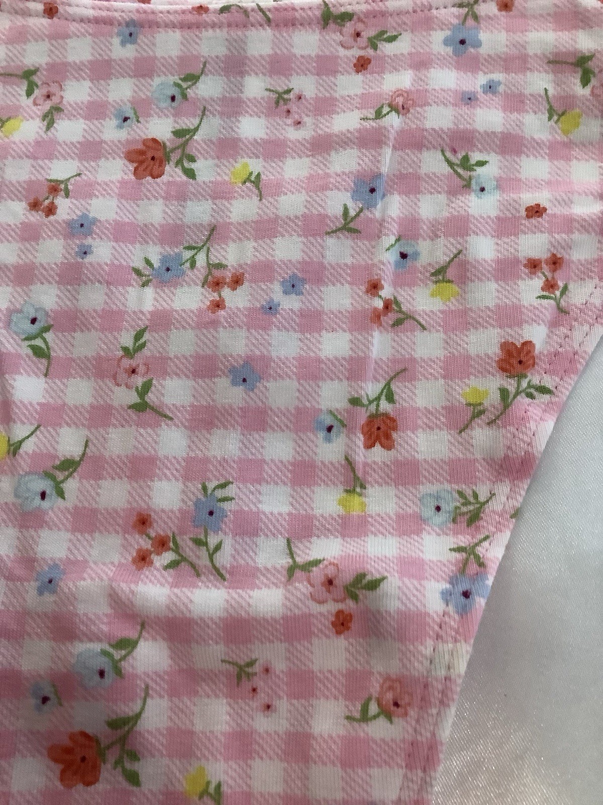 Women’s Victoria’s Secret PINK High Leg Thong Floral Gingham 5pk ($8 Each) L