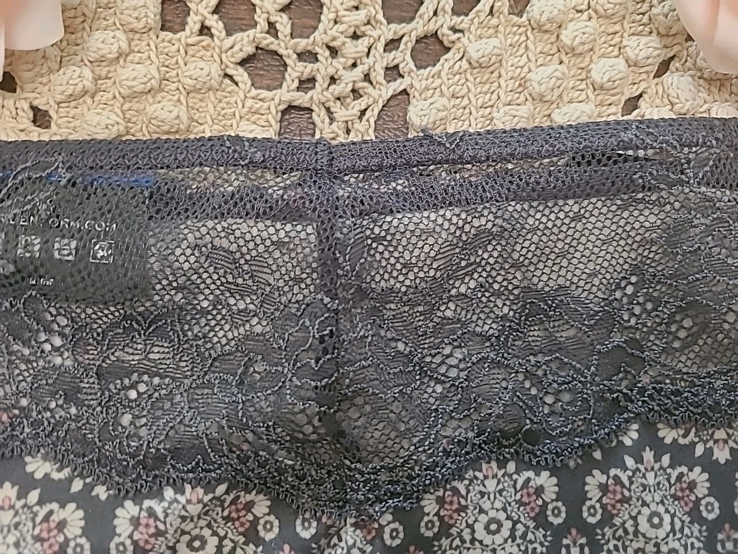 MAIDENFORM Comfort Devotion BIKINI W/ LACE TRIM XL/ 8 ~$13.00 nwt