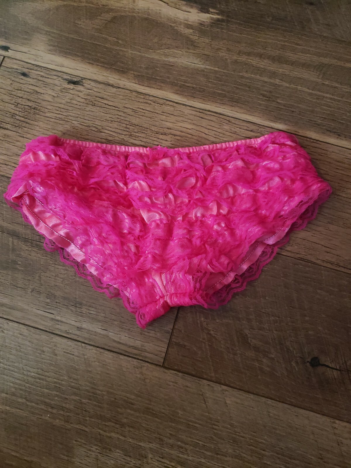 Womens – Be Wicked – Hot Pink Frilly Panties/Undergarment For Costumes – Size…
