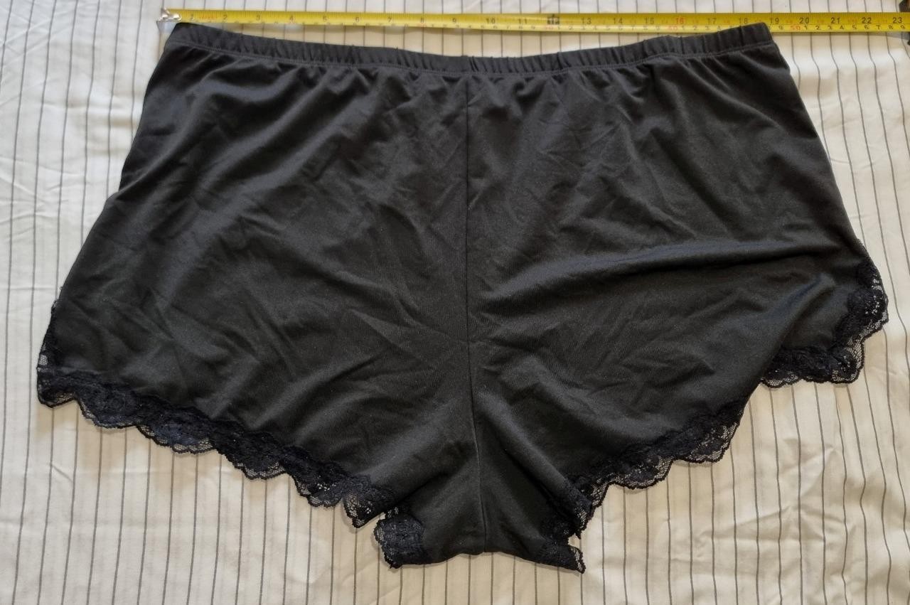 Black French knickers Size 4x Free Post in Australia