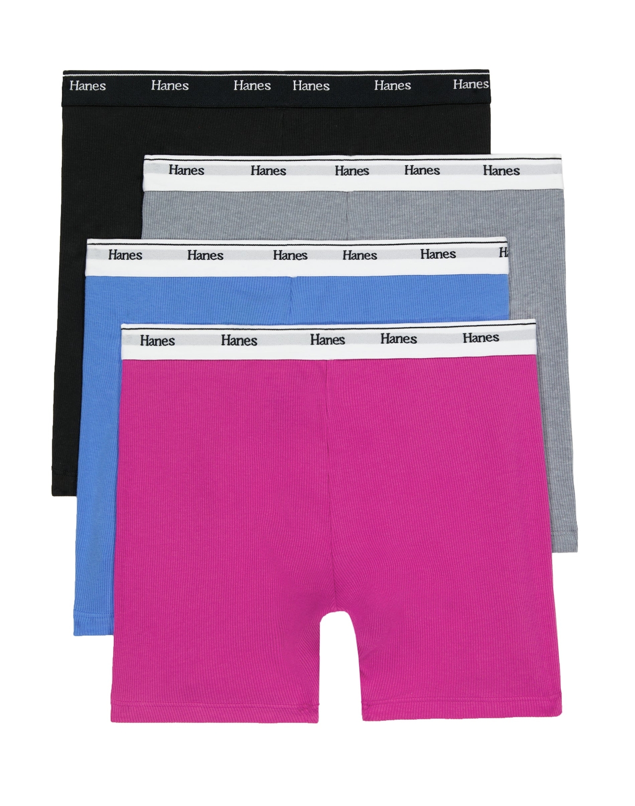 Hanes Originals Women’s Mid-Thigh Boxer Brief Underwear, Breathable Stretch