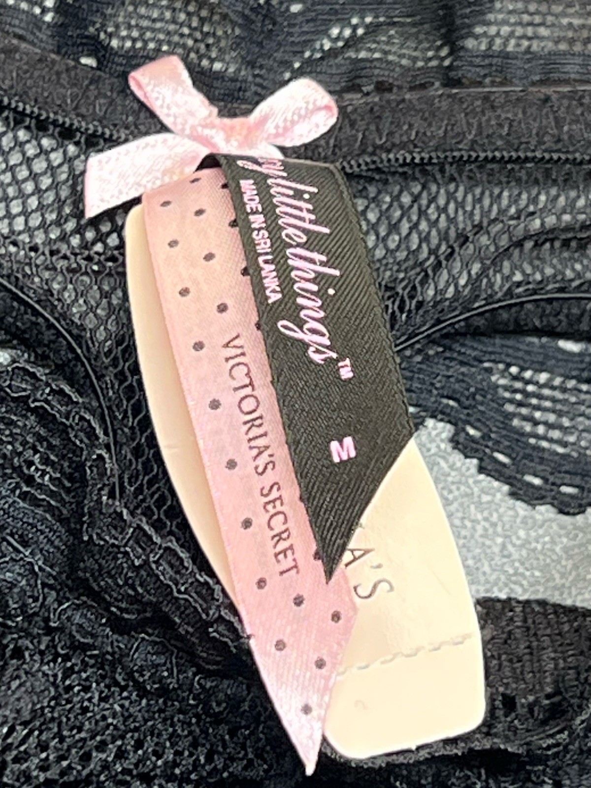 Vintage Victorias Secret Sexy Little Things Lace Thong | M | New |2008 Deadstock
