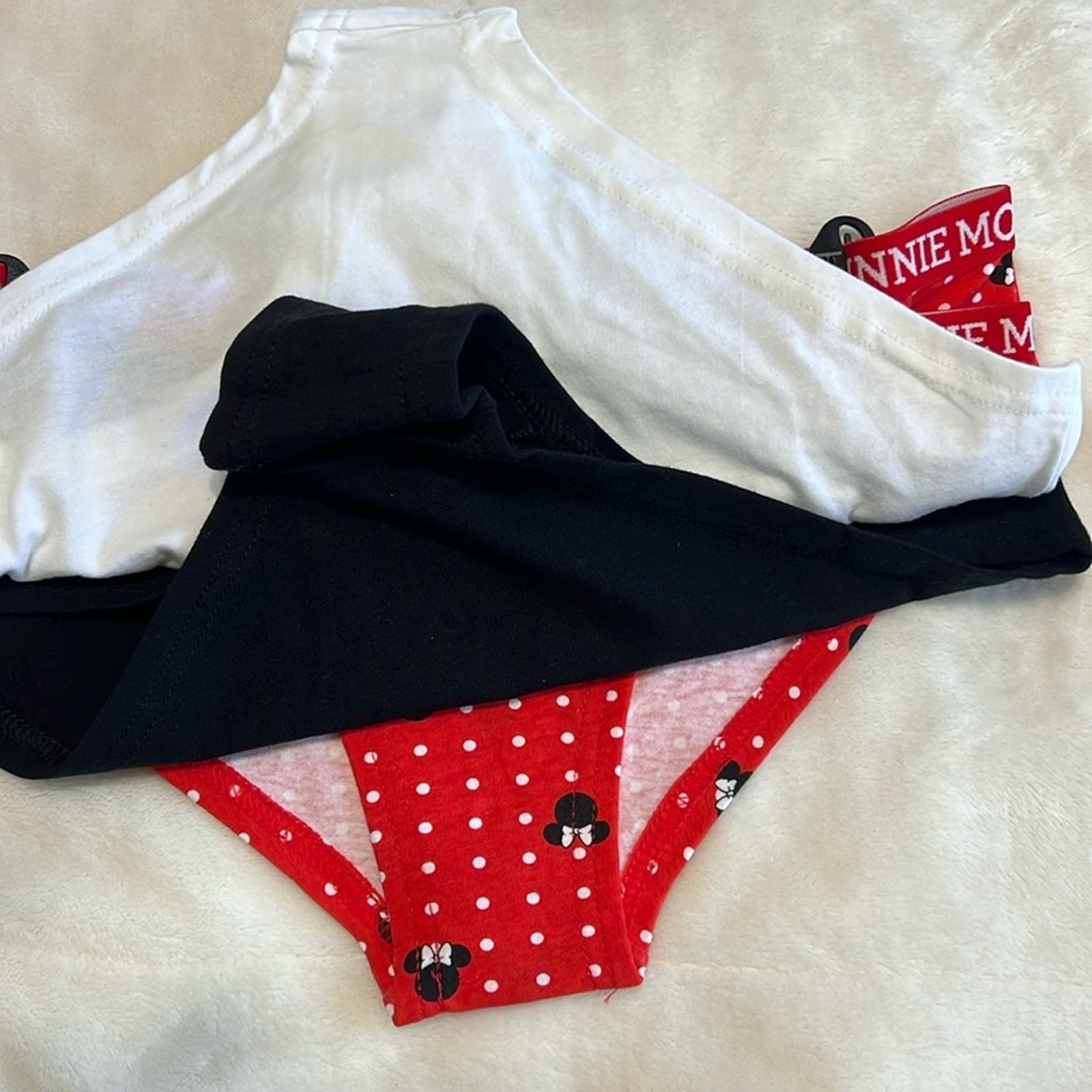 Disney Mickey Mouse 3 pack hipsters shorties, Size L