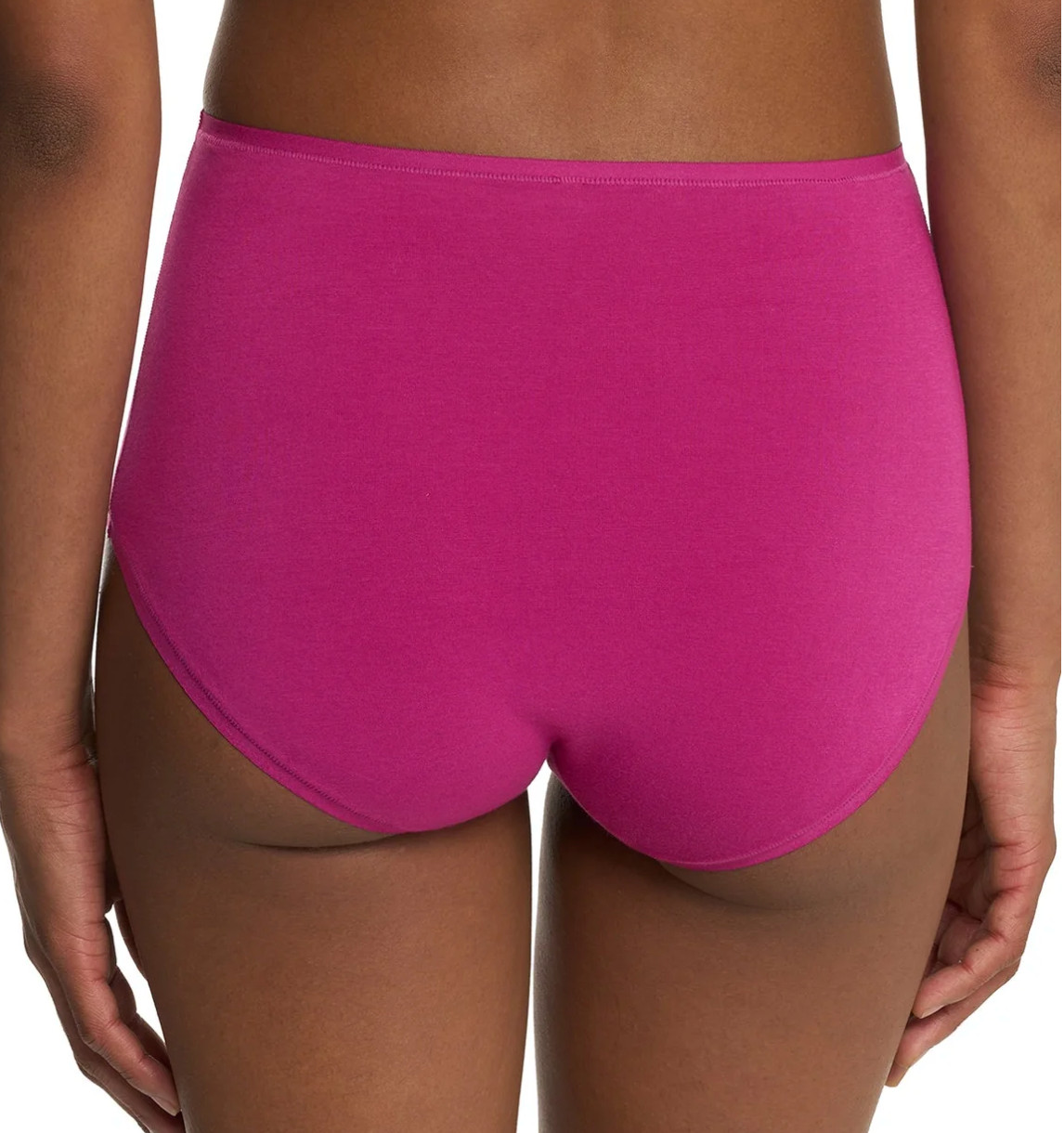 Natori SMALL Bliss Bare Cotton High Waist Brief Panty NWOT 778346 Powder Blue