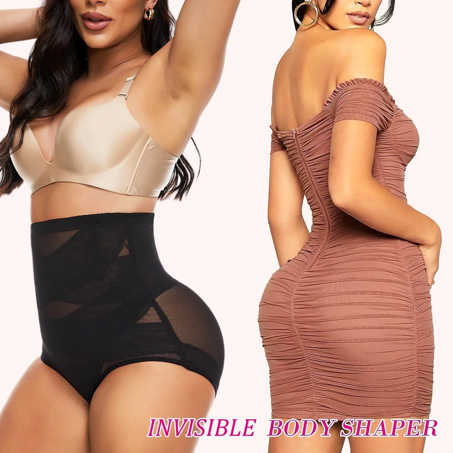 LADIES PULL YOU IN HOLD ME IN MAGIC STOMACH FLATTENING UNDERWEAR PANTYS KNICKERS