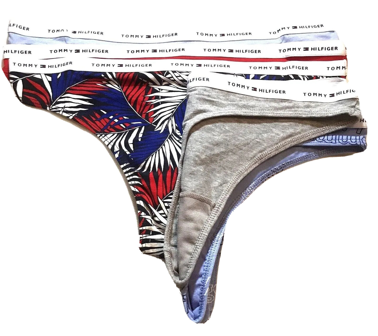 Tommy Hilfiger -XLG- Thong Women’s Cotton Panties – 5 Pack – See Description