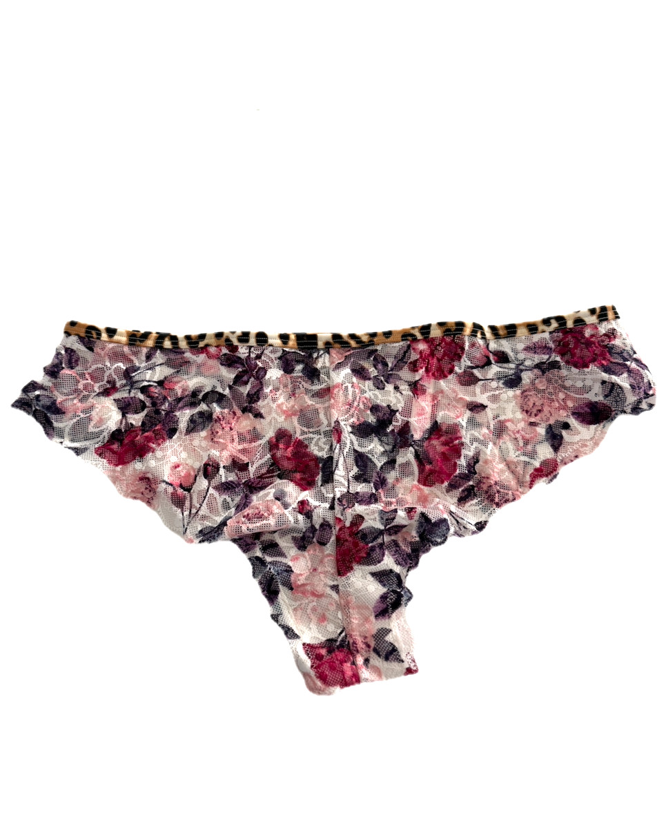 Victoria’s Secret PINK Allover Lace Cheekster Panty Spring Floral
