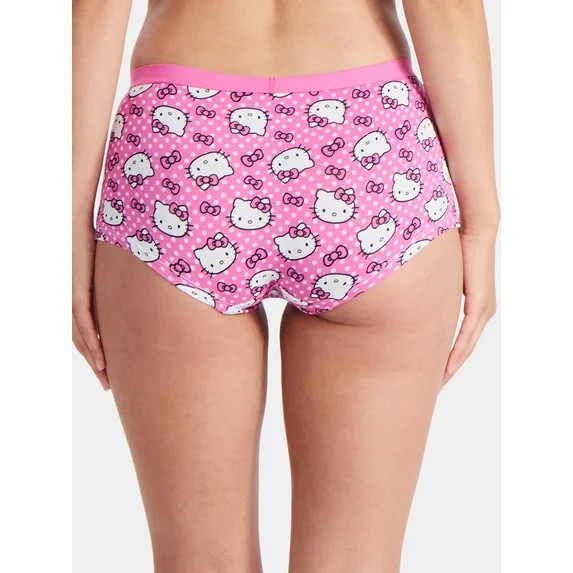 Hello Kitty Sanrio XL Underwear Boyshort Panties 3-Pack Women’s 16-18 Cotton