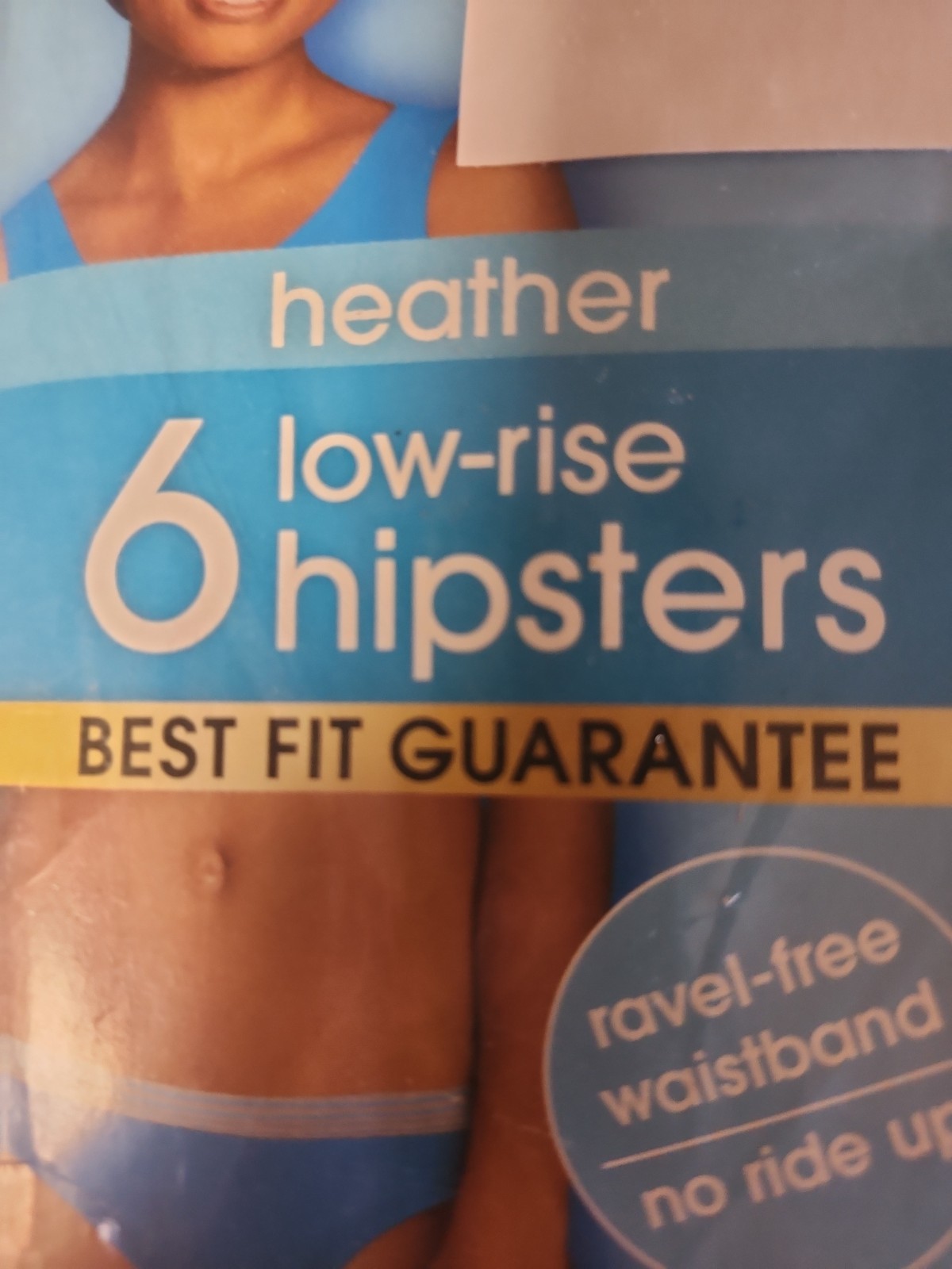 Women’s 4/XS Fruit of the Loom Heather Low Rise Hipsters 6 Pack No Ride Up NEW