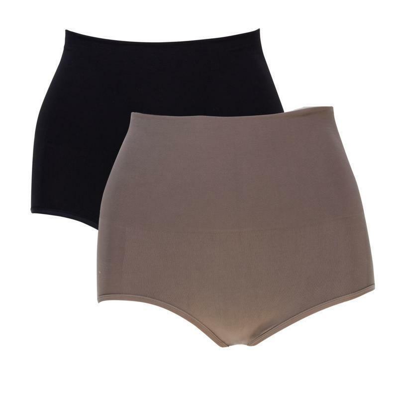 Nearly Nude Contour Smoothing Brief | Mocha/Black | S/M