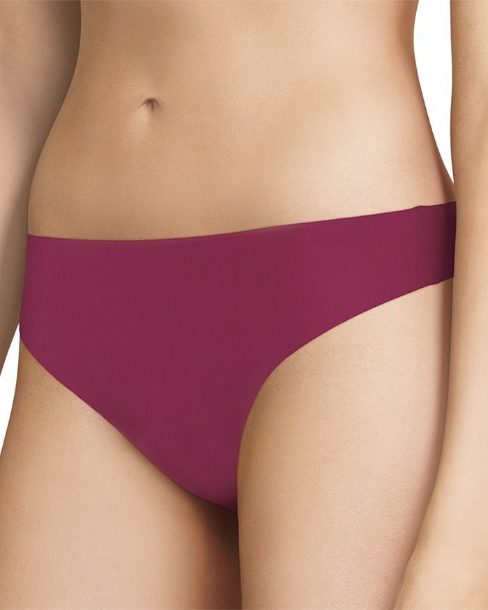 CHANTELLE Fuchsia Purple Pink Stretch-Soft Seamless Thong Panties O/S Nordstrom