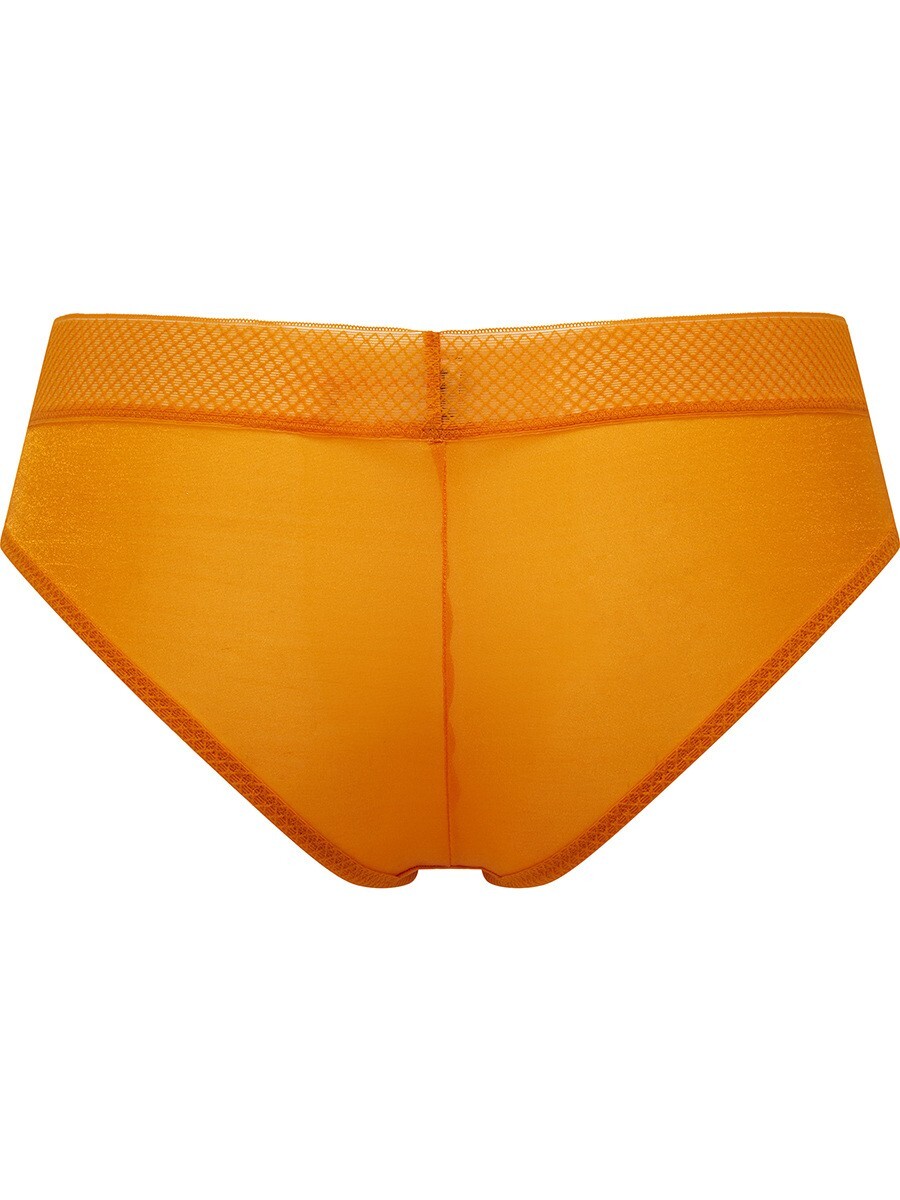 Gossard Glossies Briefs Cheeky Short Knickers Briefs Sparkly Mango Sorbet