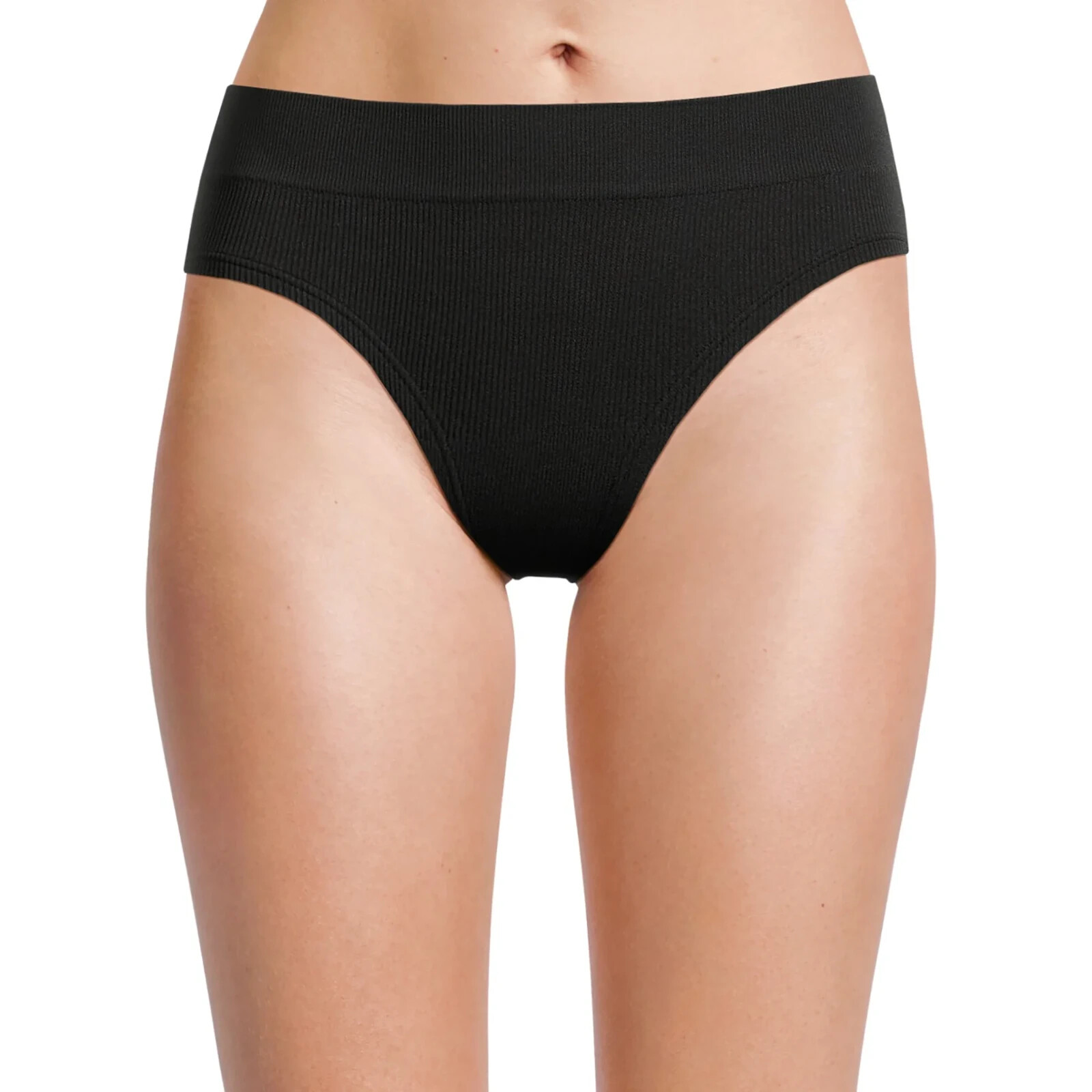 No Boundaries Women’s Seamless Hipster Panties Size SMALL Solid Black New
