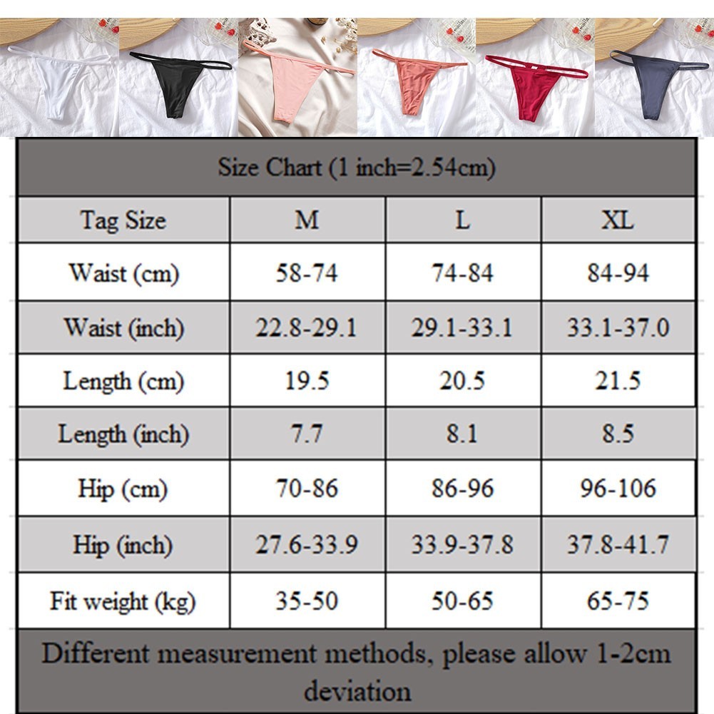 G String Lingerie for Women in Sexy Ice Silk Ideal Choice for Home or Outings