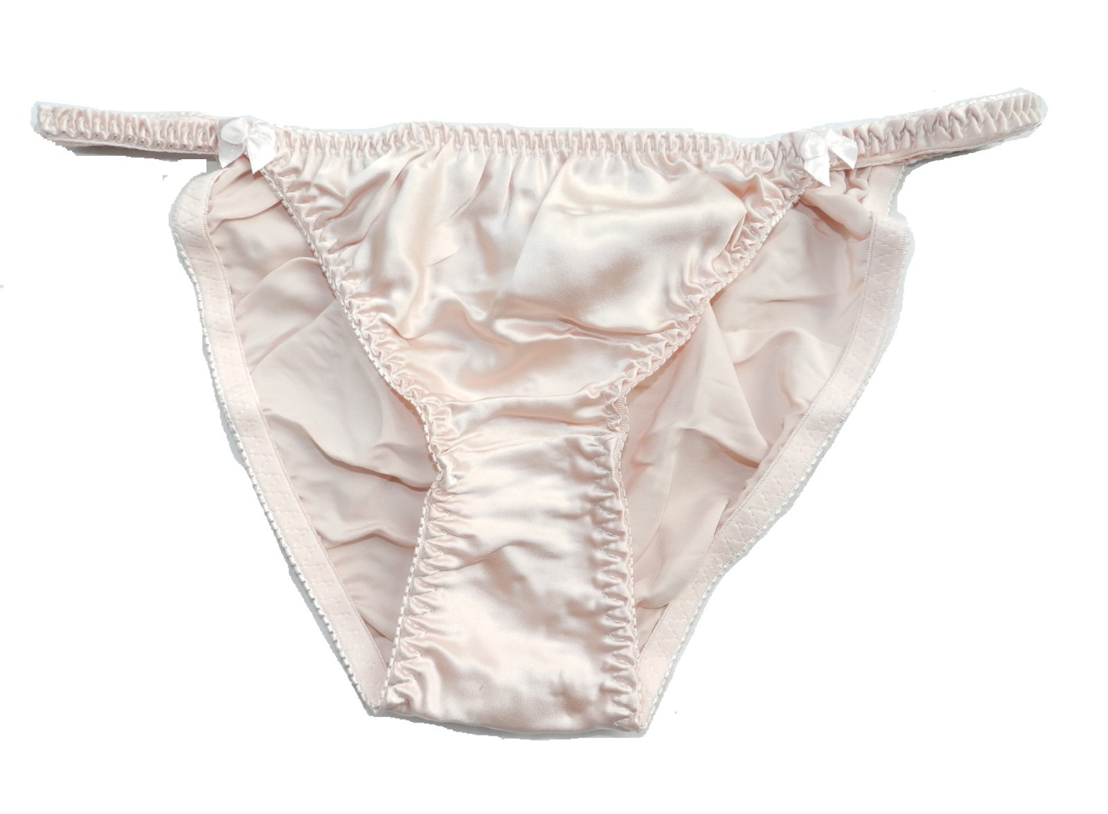6 Pieces 100% Pure Silk Women’s String Bikini Panties Size S M L XL 2XL