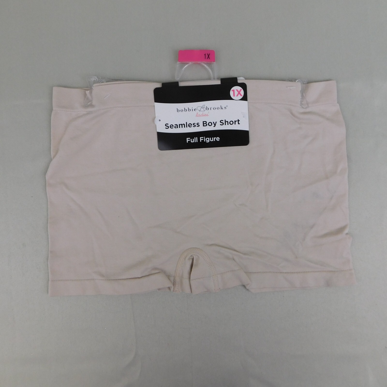 5pc Lot Bobbie Brooks Plus Size Seamless Microfiber Boyshort Panties 1X
