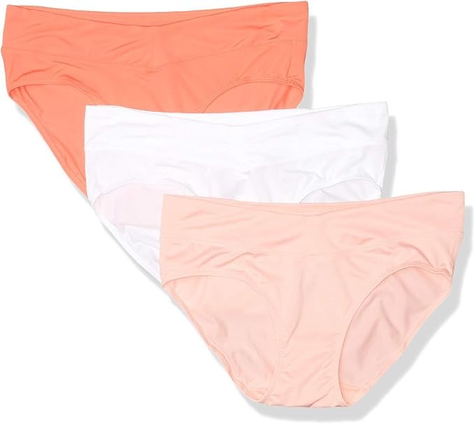Warner’s Womens Blissful Benefits Microfiber Hipster Panties 3-Pack Size 9 XXL