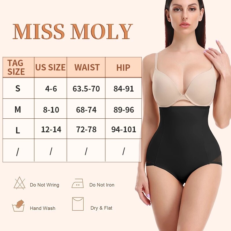 Fajas Reductoras Colombianas Body Shaper Panties Tummy Control High Waist Girdle
