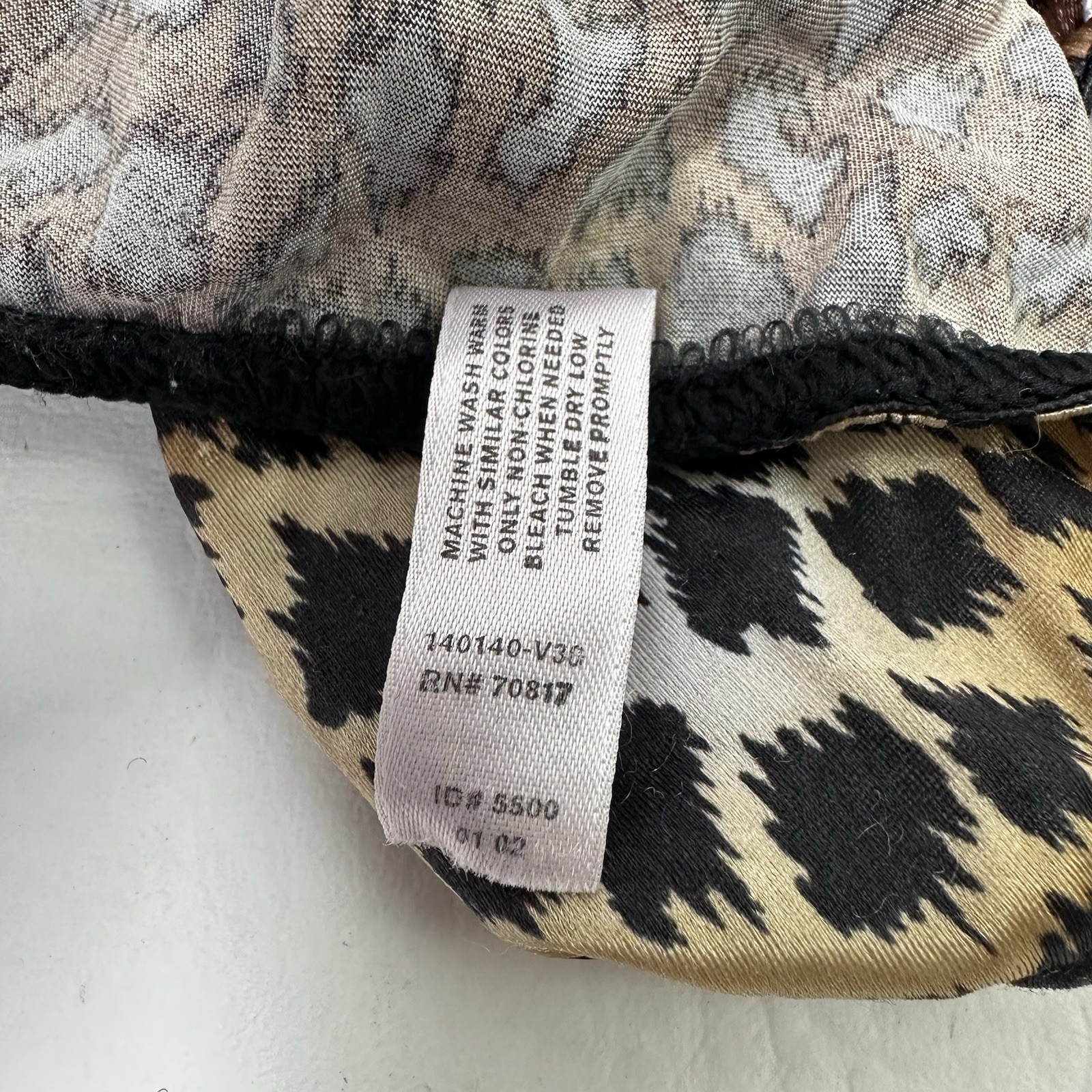 Vintage 2002 Victoria’s Secret Bikini Brief Panties M Leopard Print Satin Y2K