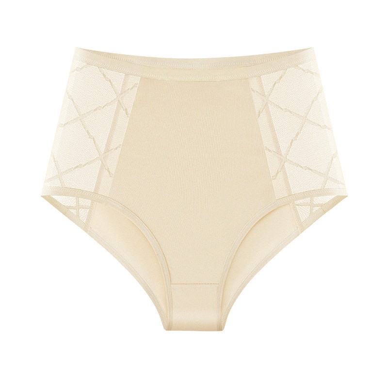 4 Pack Female Ice Silk Panties Full Briefs Set Sexy High Waist Women’s Panties
