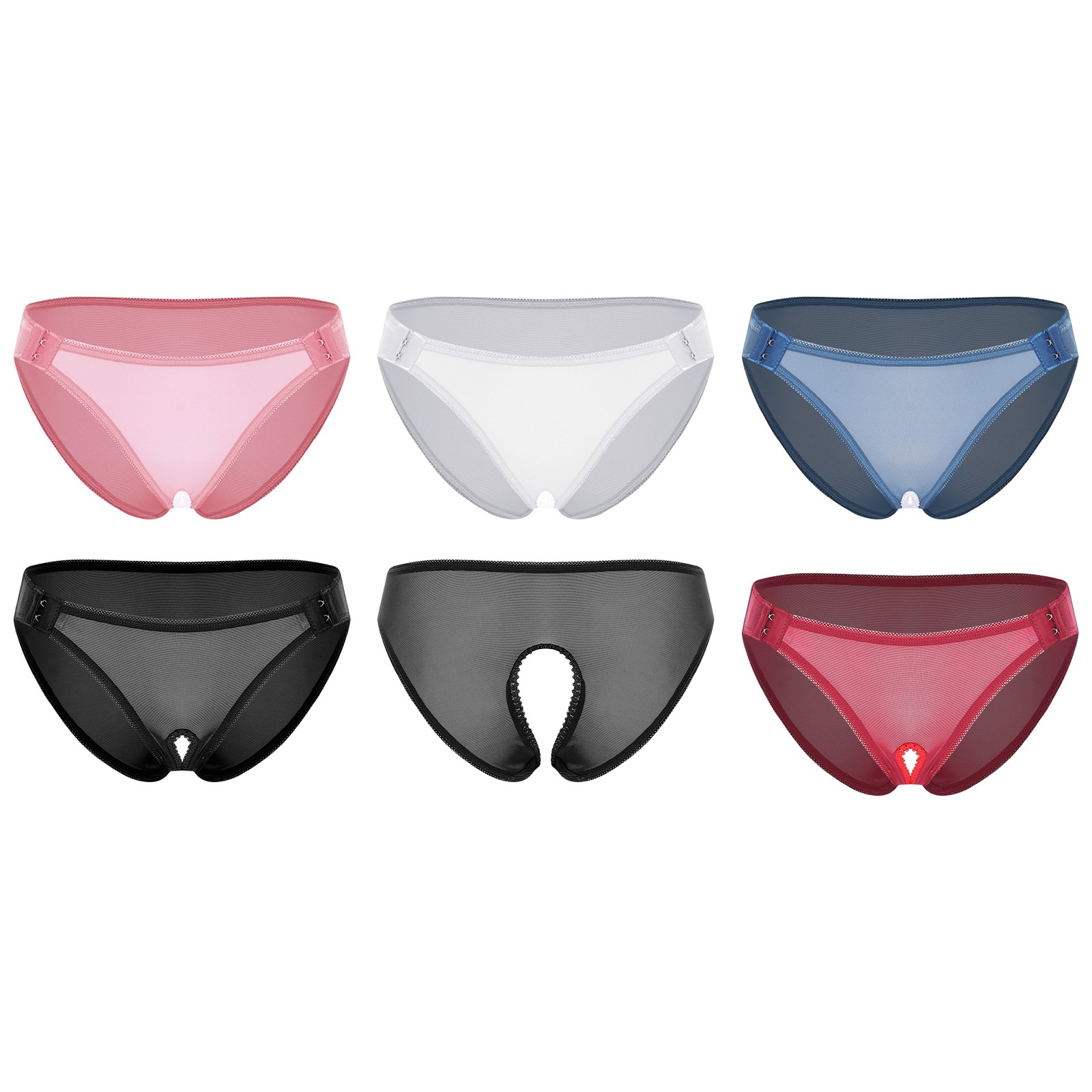 Womens Sheer Adult Panties Lace Underwear Rave Briefs Club Lingerie Ladies Open