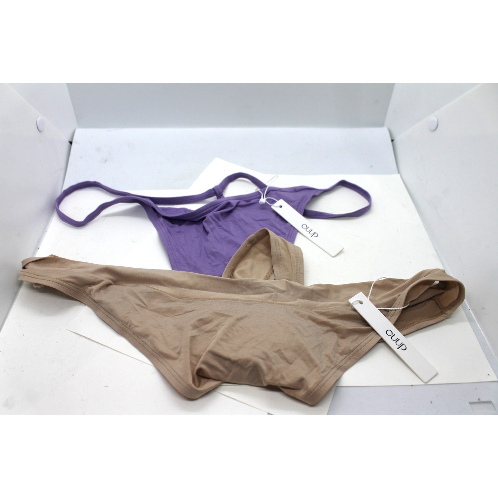 CUUP Thong Underwear (2 Pair) size 7 (2X) New with Tag