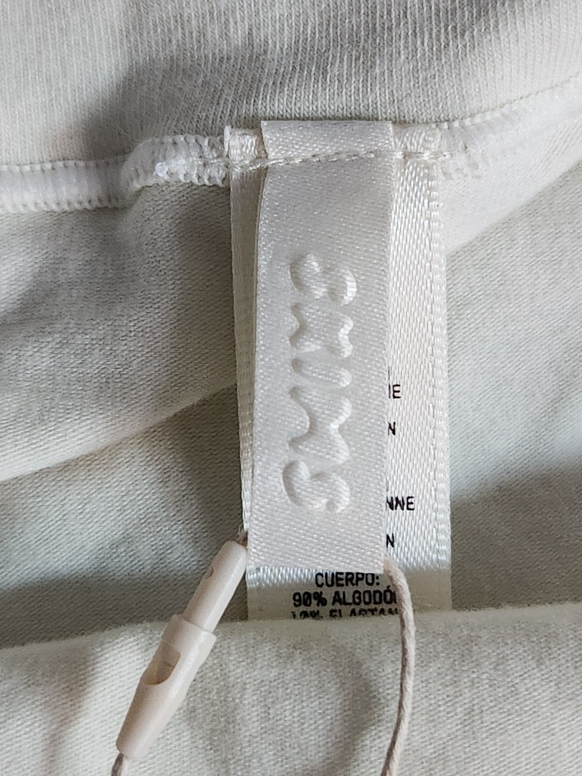 New Skims Womens M Medium Bone Cotton Jersey Cheeky Tanga Panty NWT Ivory White