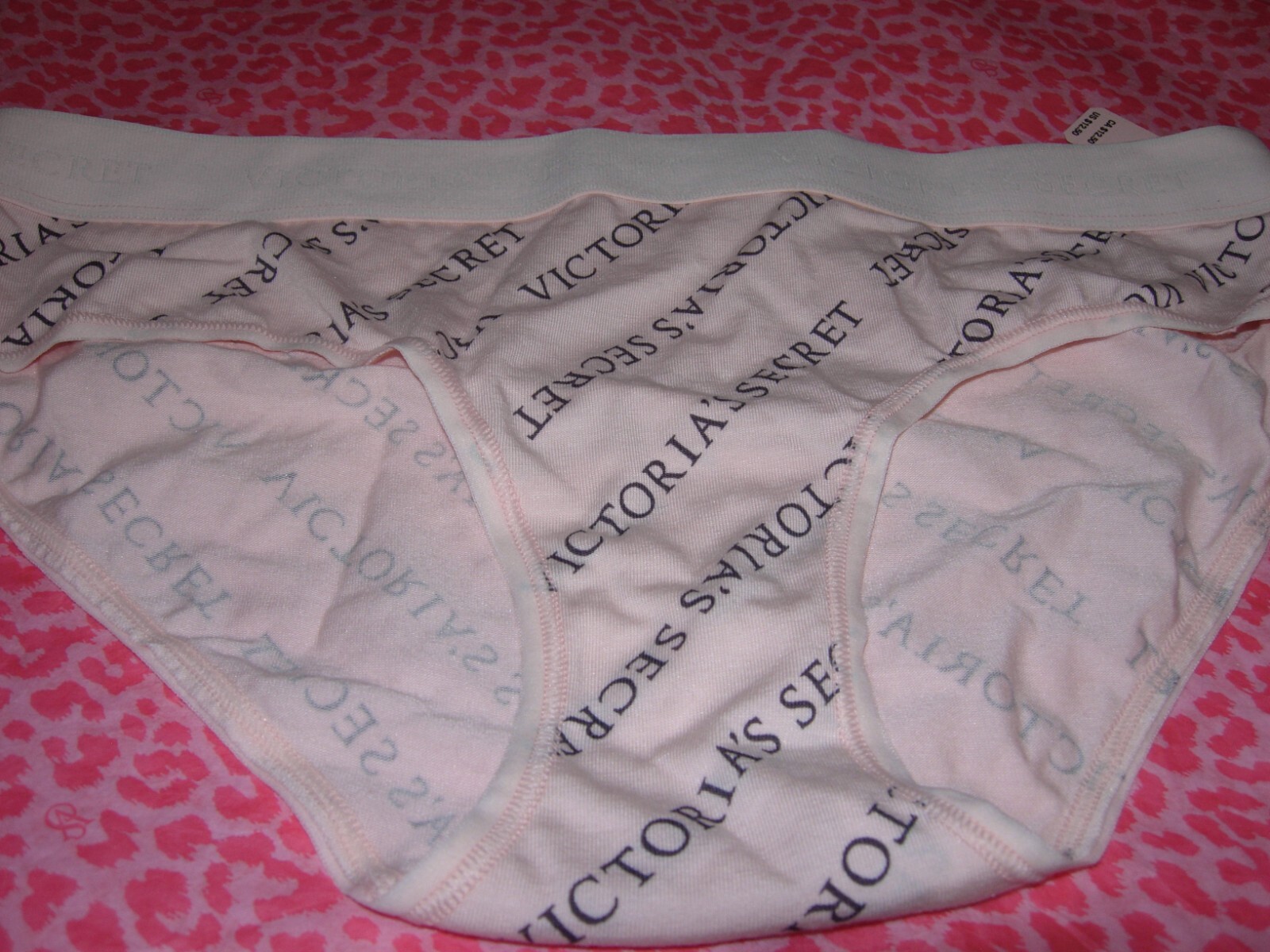 Victoria’s Secret Sexy Hiphugger Panties Smooth Classic Soft Pink Block LOGO NWT