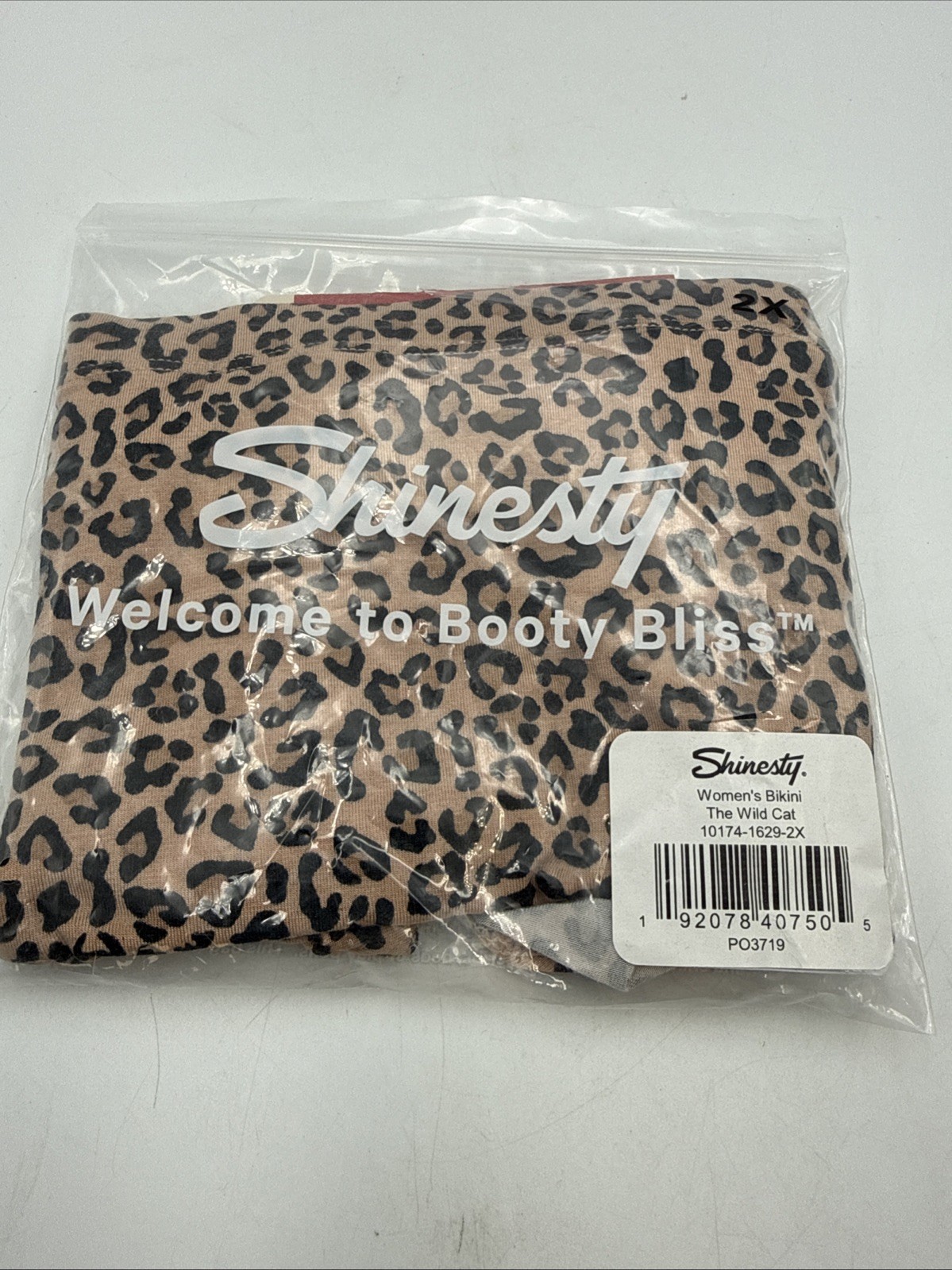 Shinesty The Wild Cat Bikini Leopard Print Modal Bikini Underwear. 2XL