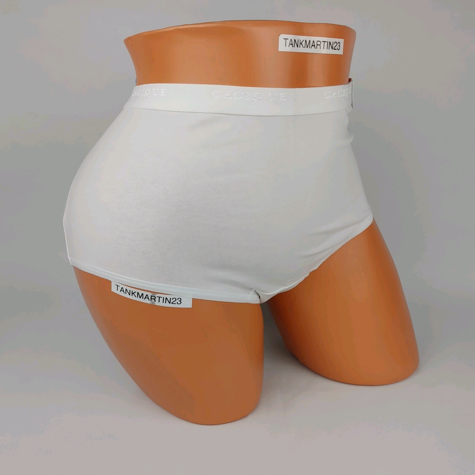 LANE BRYANT CACIQUE PLUS 14/16 COTTON FULL BRIEF PANTY SOLID WHITE, NWT B