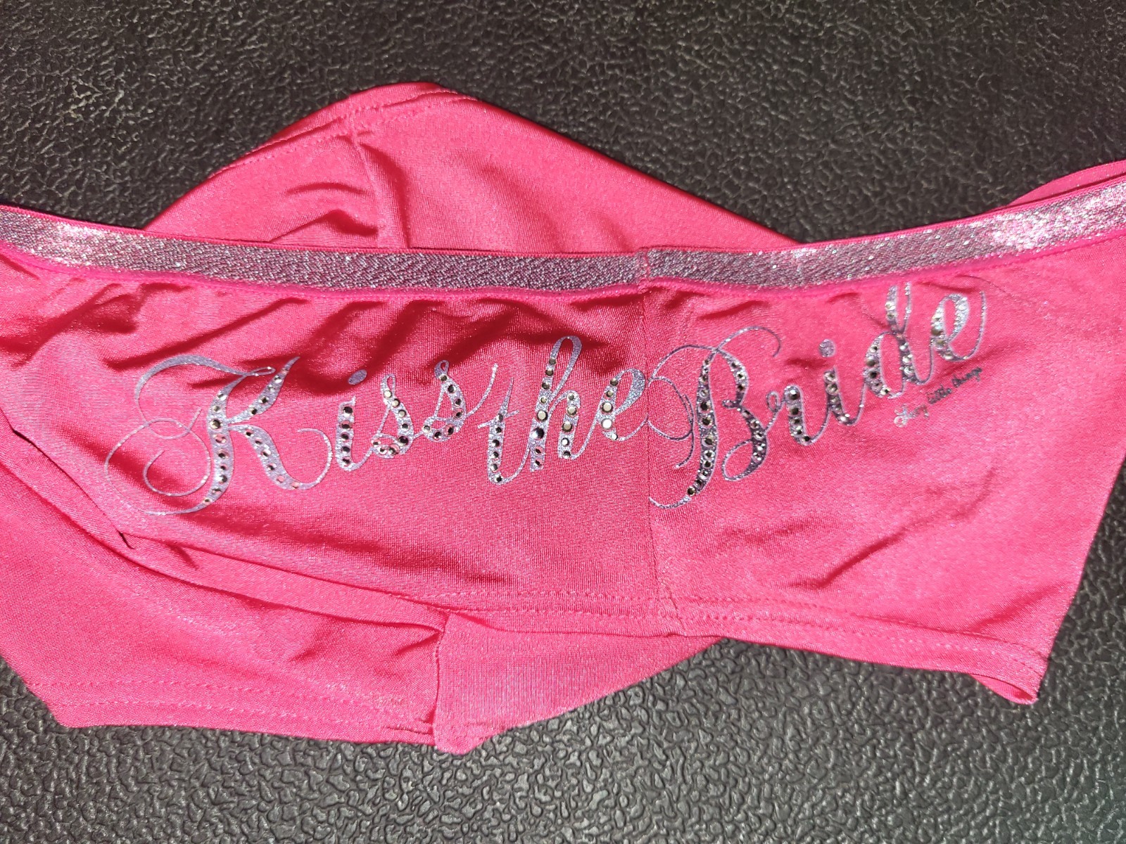 Victorias Secret Sexy Little Things Kiss the Bride Panties Pink Size LG