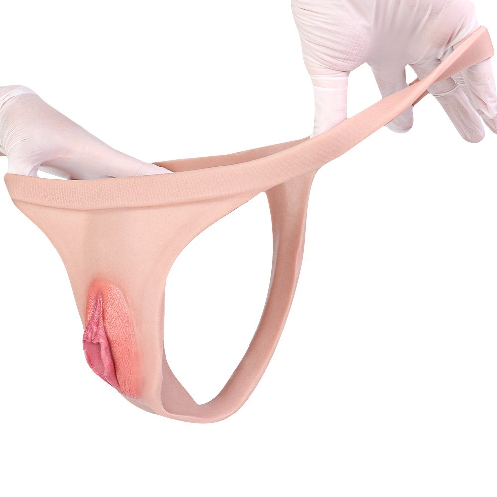 Men’s Hiding Gaff Panties Silicone Thong Panties for Crossdressing Transgender