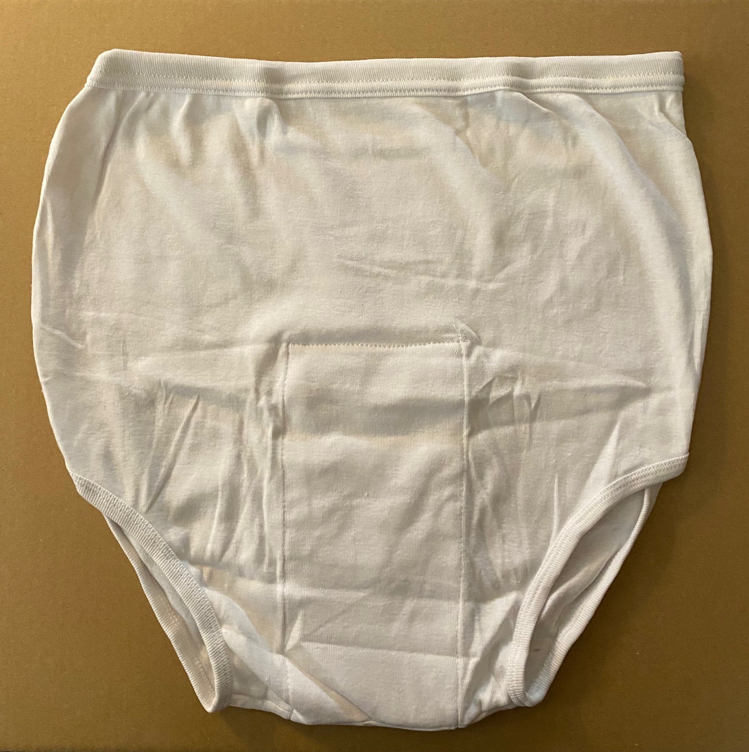 Protective Incontinence Panties LeakProof Pouch SPC Cotton Washable 4 Pair Large