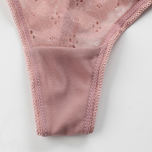 5PCS/LOT Sexy Womens Sheer Lace See Through Panties Thong Brief French Underwear