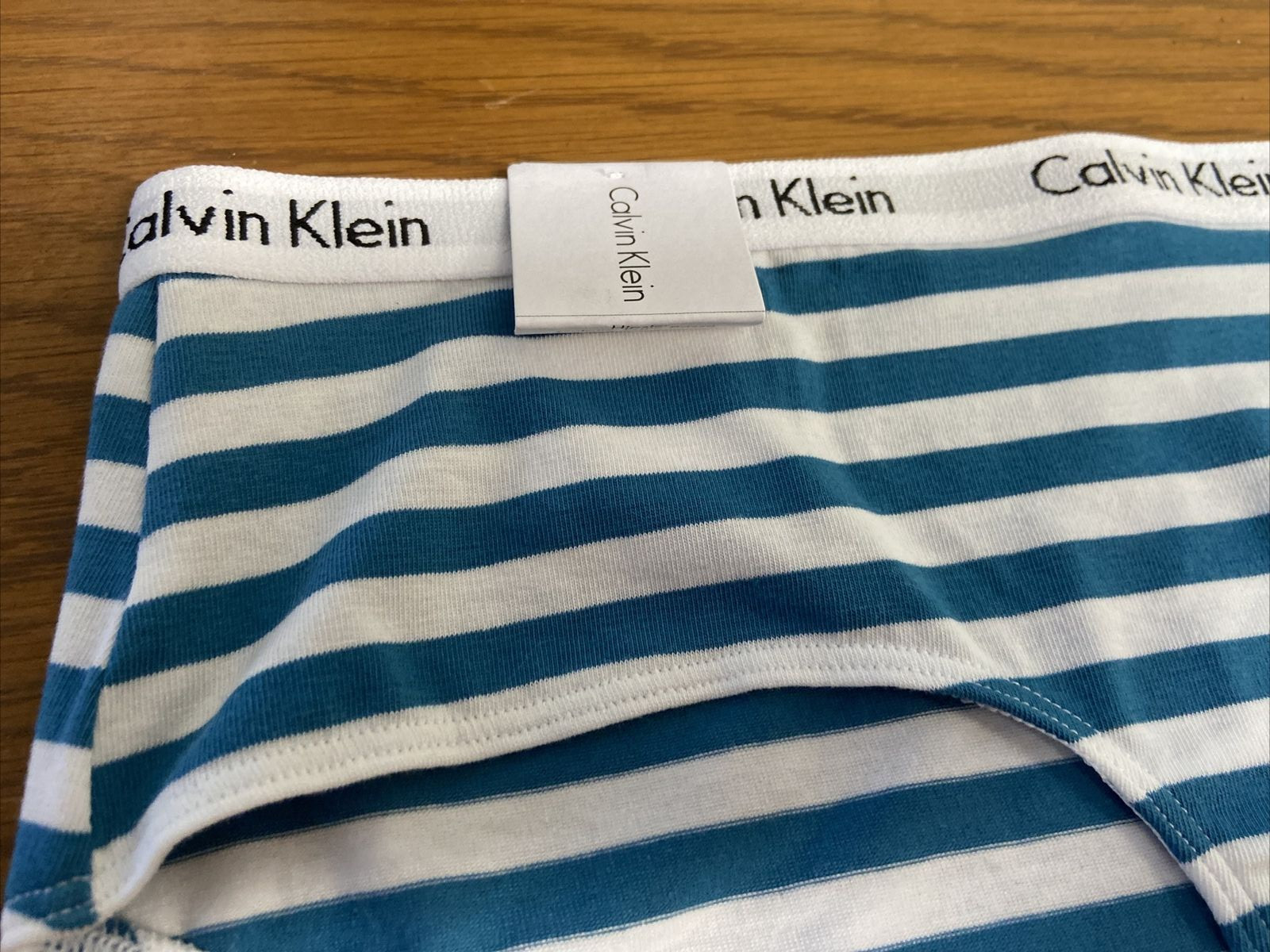 NWT Calvin Klein (SMALL) CULOTTE TAILLE BASSE HIPSTER Pin Stripe QD3608-404