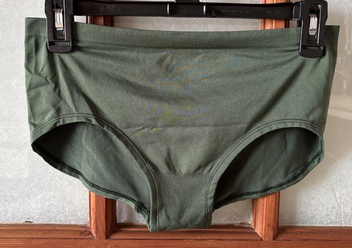Anthropologie The Myles Seamless Women’s Hipster Brief Green Bikini Sz. L/XL New