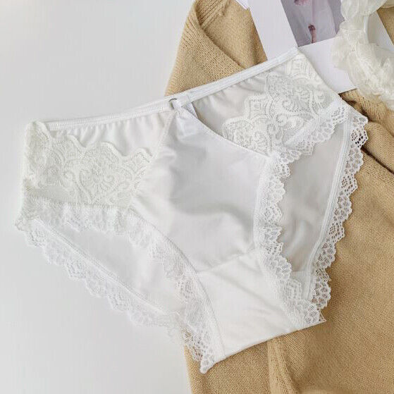 1/5 Pcs Lot Sexy Womens Satin Panties Brief Lace String Bikinis Lingeries Undies