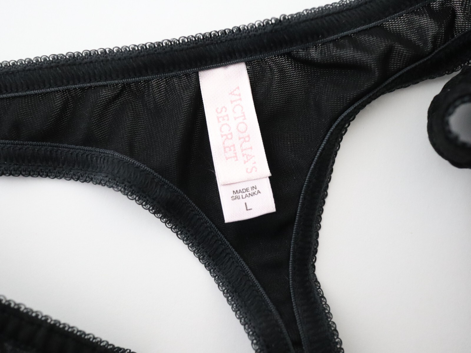 NEW Victoria’s Secret VTG 90s Y2K Lace High Cut Hip Thong Panties LARGE
