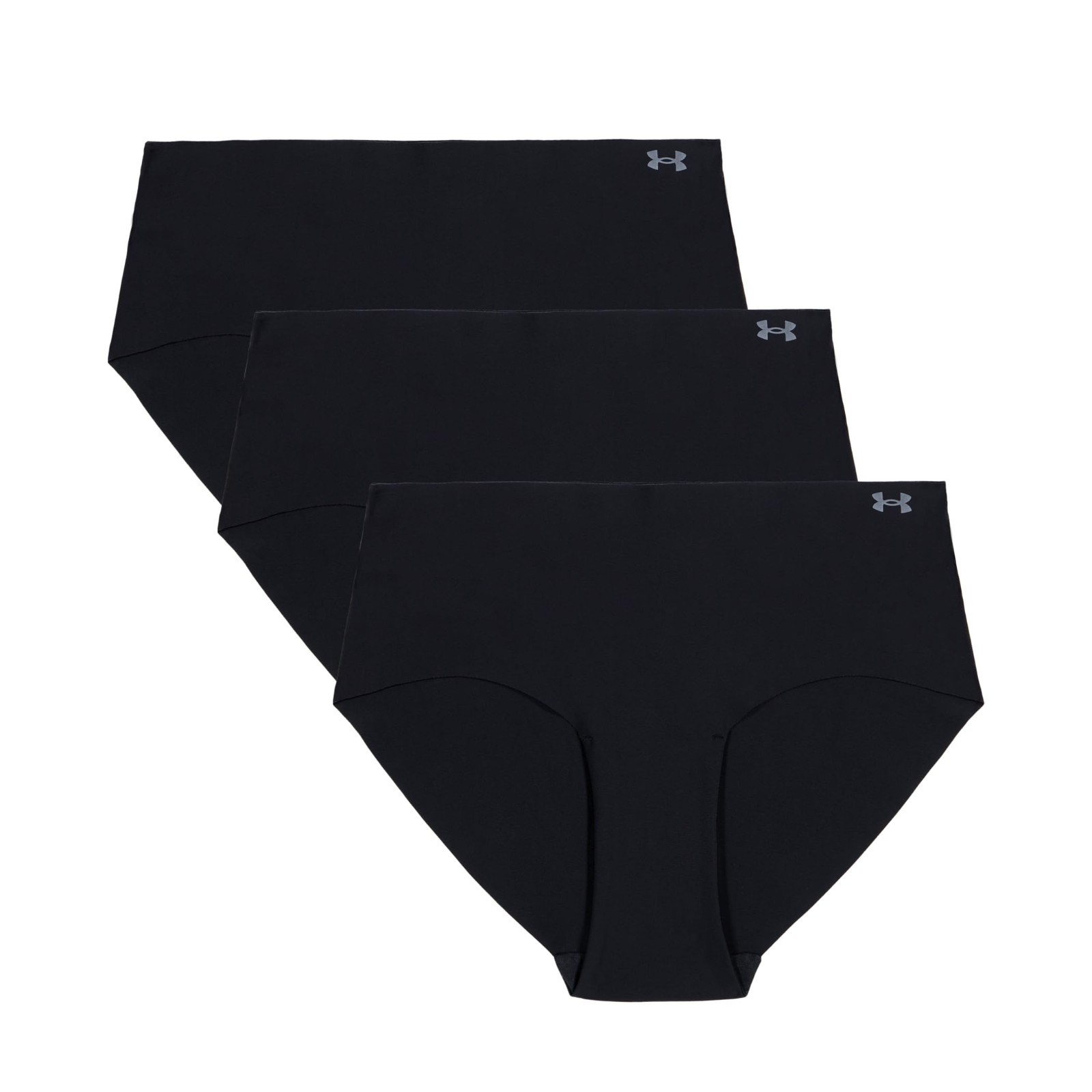 Under Armour Women’s Seamless Hipster – 3 PK Solid Black LG