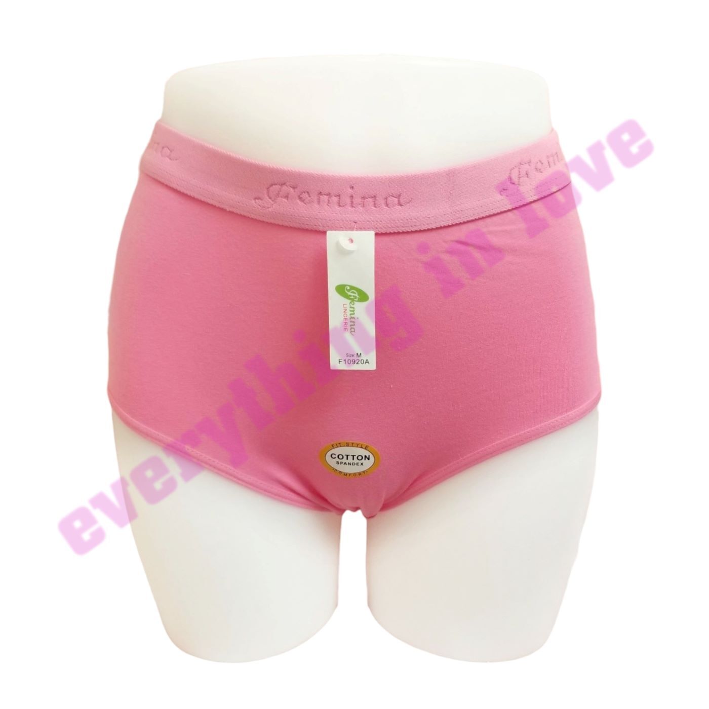 Women Plus Soft Elastic Band Cotton High Waist Comfort Brief Panties Underwears