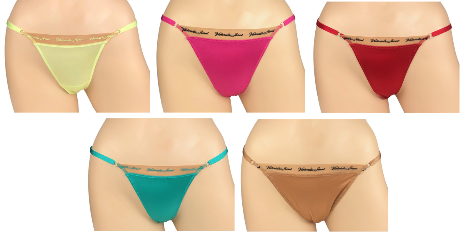 VICTORIAS SECRET VERY SEXY EMBROIDERED LOGO THONG PANTY LOW RISE XS S M L XL XXL