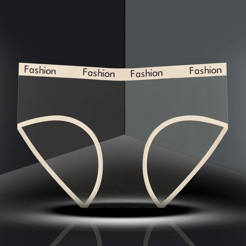 Mid Rise Mesh Panties Women’s Transparent Seamless Soft Stretch Comfort Briefs