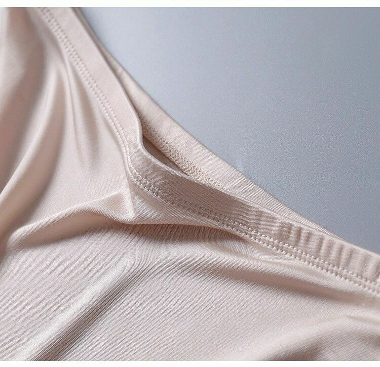 Women Silk Briefs Boxer Underwear Knickers Panties Stretch Underpants High Waist