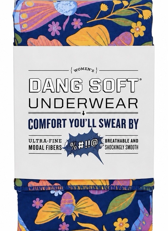 Duluth Women’s Dang Soft Underwear Modern Fit Hipster/Moth Print ~ Size 3X ~ New
