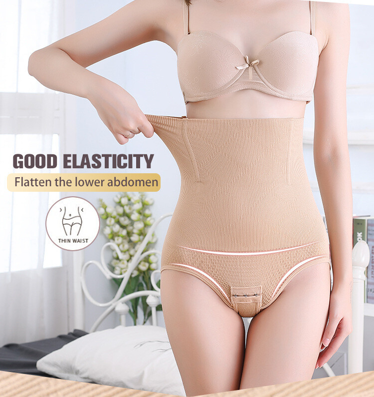 Women High waist G-strings Abdomen Shape Tummy Control Plus size Underwear 11041