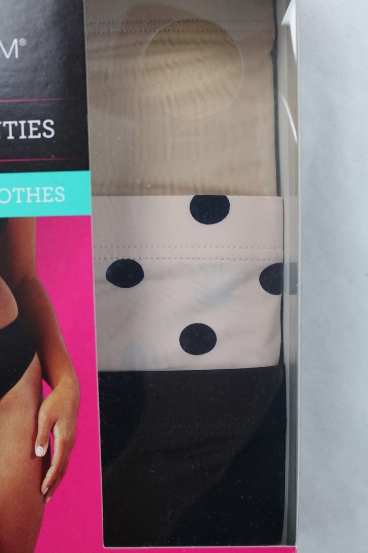 MAIDENFORM 3-Pair Womens High Leg Panties No Show Under Clothes S , L , XL