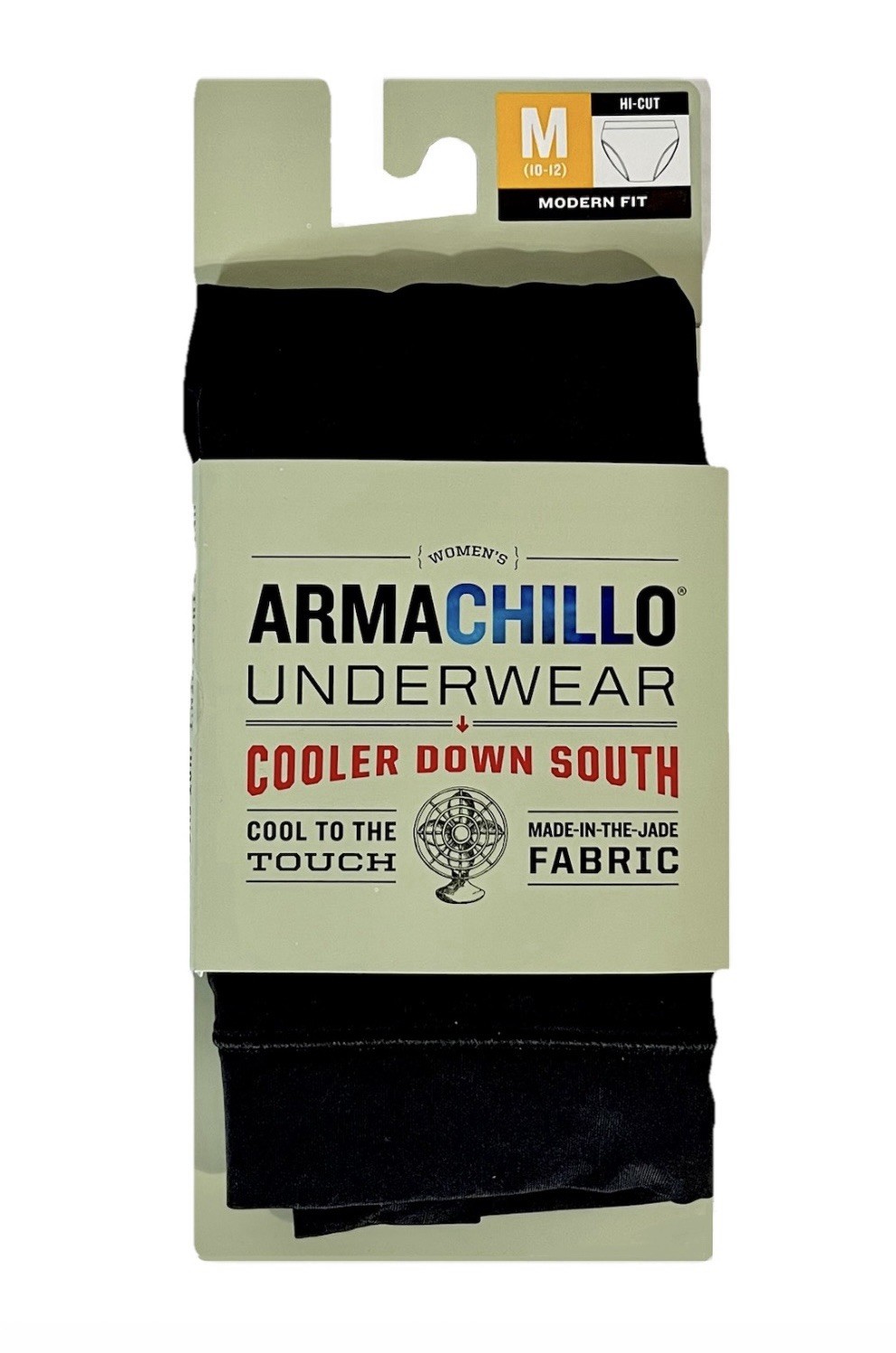Duluth Women’s Armachillo Cooling Underwear Hi-Cut Brief/Black Medium (10-12)