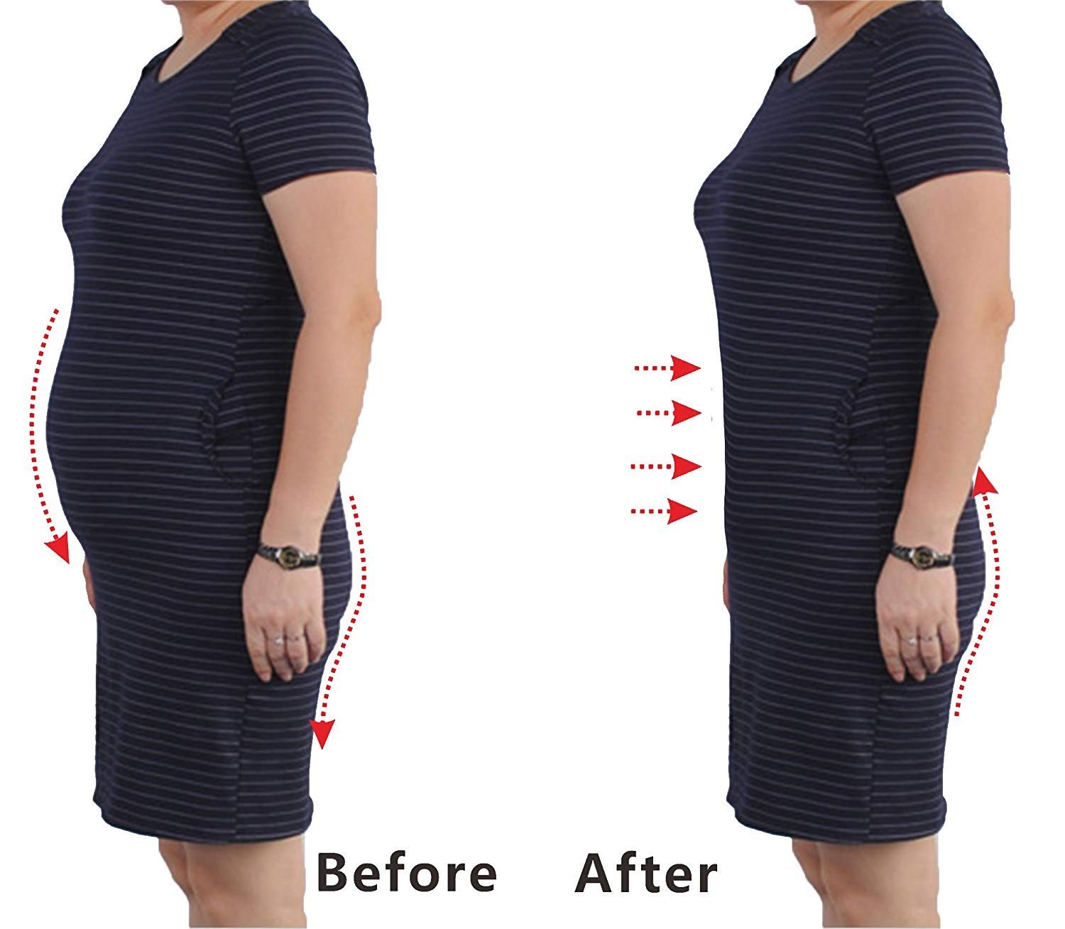Women’s High-Waisted Tummy Control Shapewear Panties Slimming Waist Support USA